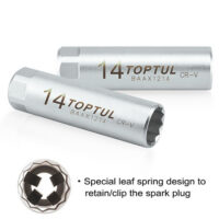 TOPTUL 3/8" DR. Spark Plug Socket (Leaf Spring)