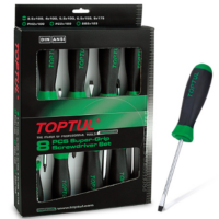 TOPTUL 8PCS Super-Grip Screwdriver Set