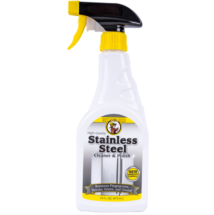 HOWARD STAINLESS STEEL CLEANER & POLISH 473 ML