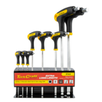 BALL POINT T HANDLE  8PC HEX ALLEN KEY SET