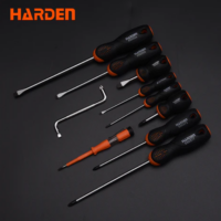 Harden 10 Piece Screwdriver Set Soft Handle