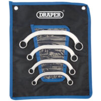 Draper HI-TORQ® Half Moon Obstruction Ring Spanner Set (4 Piece) (07210)
