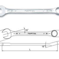 TOPTUL Standard Combination Wrench