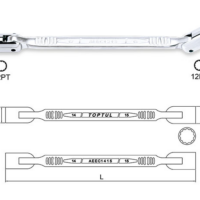 TOPTUL Double End Swivel Socket Wrench