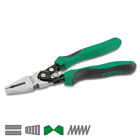 TOPTUL Pro-Series Double Hi-Leverage Combination Pliers