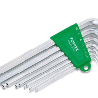 TOPTUL 7PCS Long Type Ball Point Hex Key Wrench Set