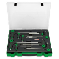 9PCS L-Type Two Way Ball Point & Hex Key Wrench Set