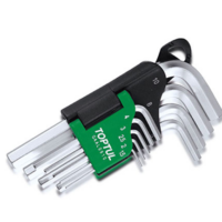 TOPTUL 9PCS Hex Key Wrench Set