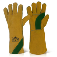 Welding Gloves - Yellow Welding Glove 8″