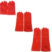 Welding Gloves - Red Heat Resistant Gloves
