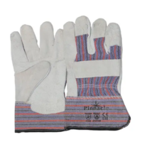Welding Gloves - Candy Stripe Chrome Leather Glove