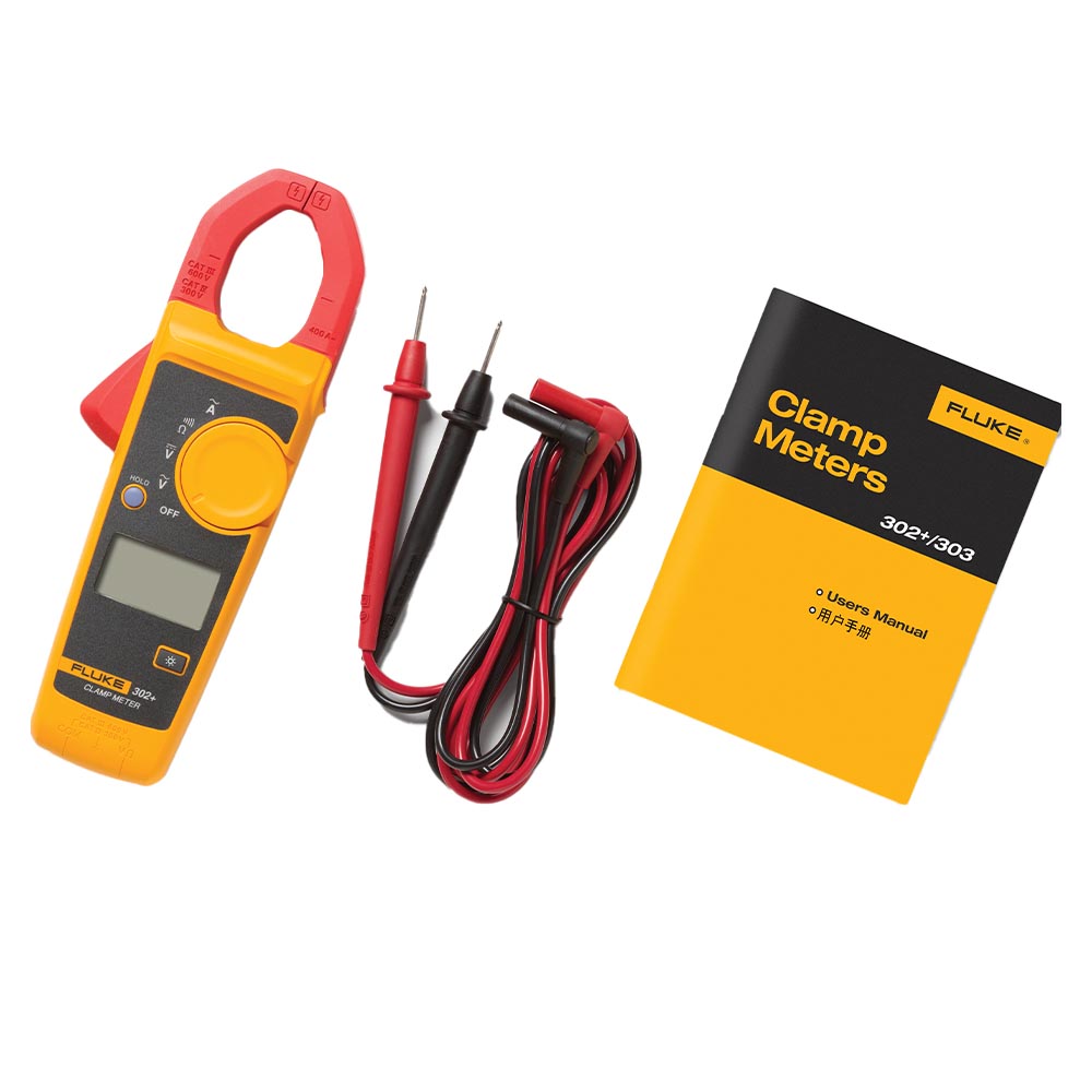 Fluke 302+ CAT III Digital Clamp Meter - Image 2