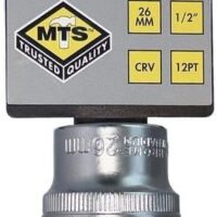1/2" B-Hex Socket Cr-V 12Pt