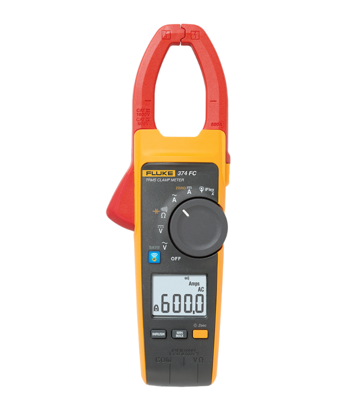 Fluke 374 FC True-RMS AC/DC Clamp Meter