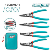 Total Tools Plier Set Circlip 180mm 4Pce