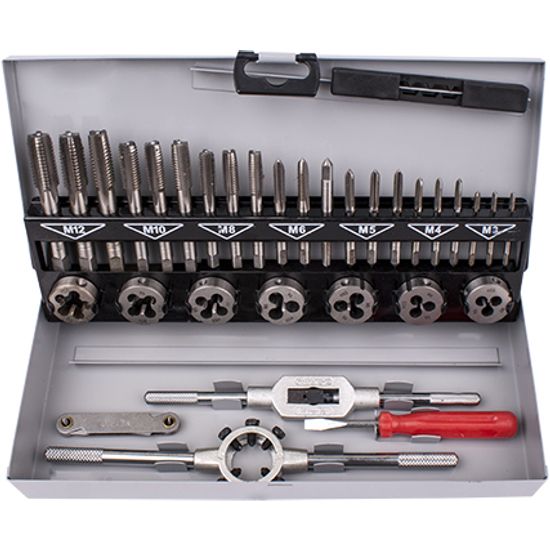Krafft 32 Piece Tap & Die Set 3-12mm