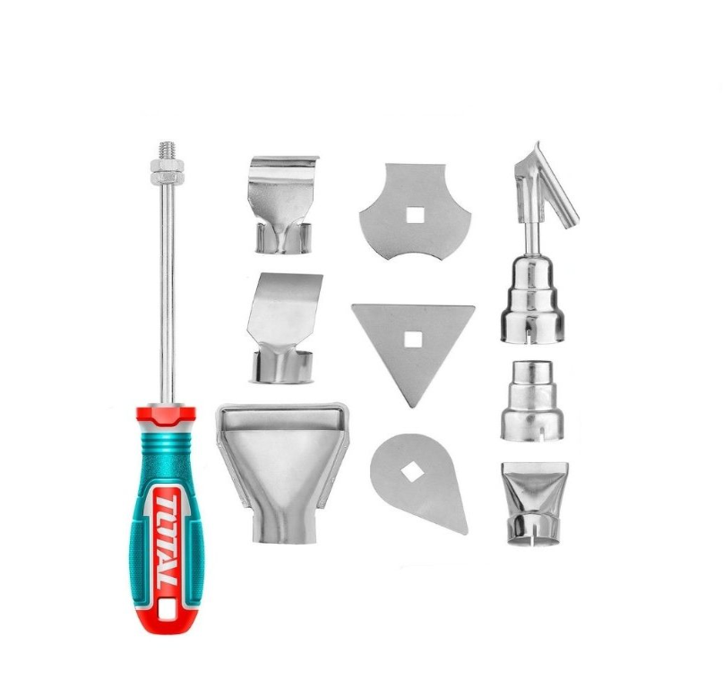 Total Tools 10Pcs Cordless Heat Gun Accessories